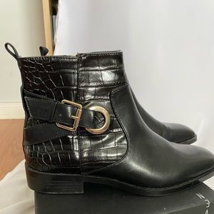 Black ankle boots